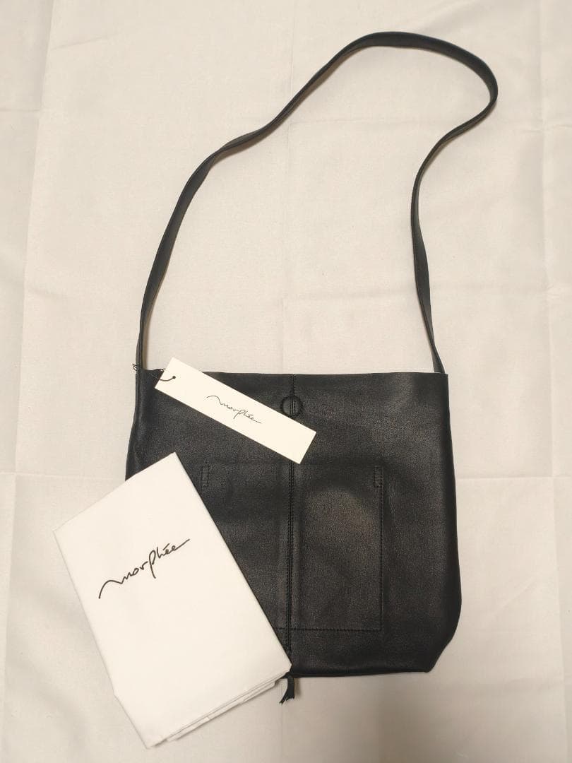 新品■Morphee SQUARE SHOULDER BAG ショルダーバッグ黒