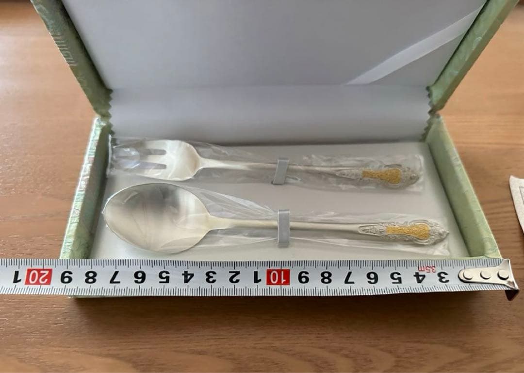 未使用）　韓国製　AG800 銀カトラリー　スプーンとフォークのセット