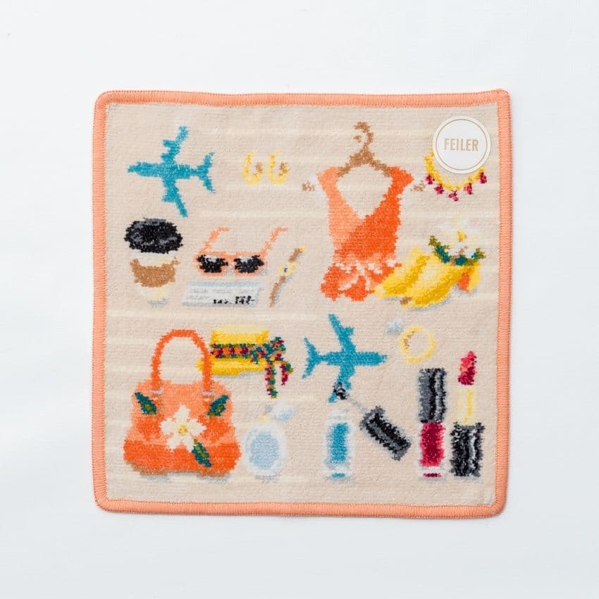 フェイラー 伊勢丹 羽田ストアオリジナルハンカチ 3色