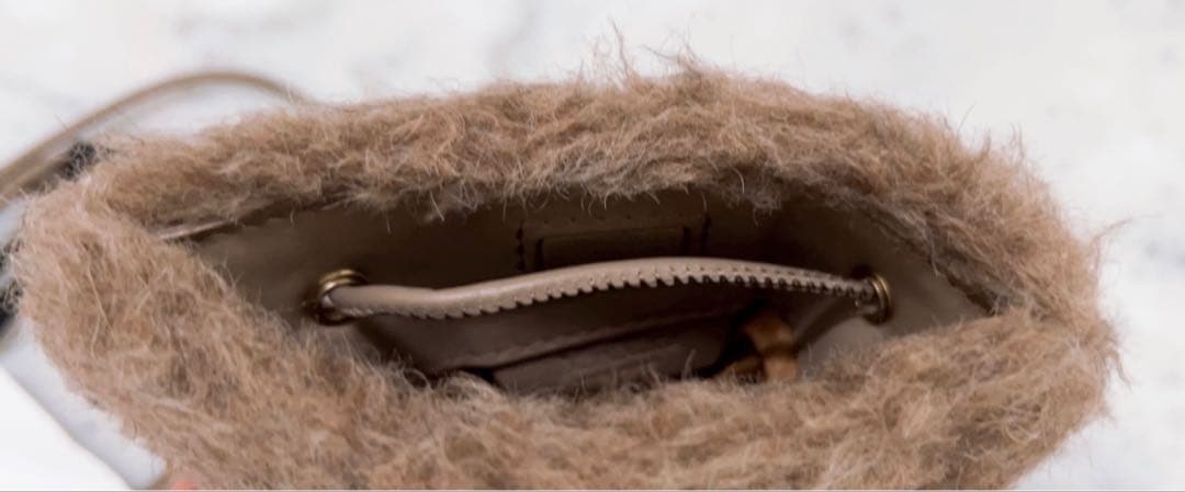 MAX MARA テディスマホショルダーバッグ　フォンポーチ　ブラウン♪