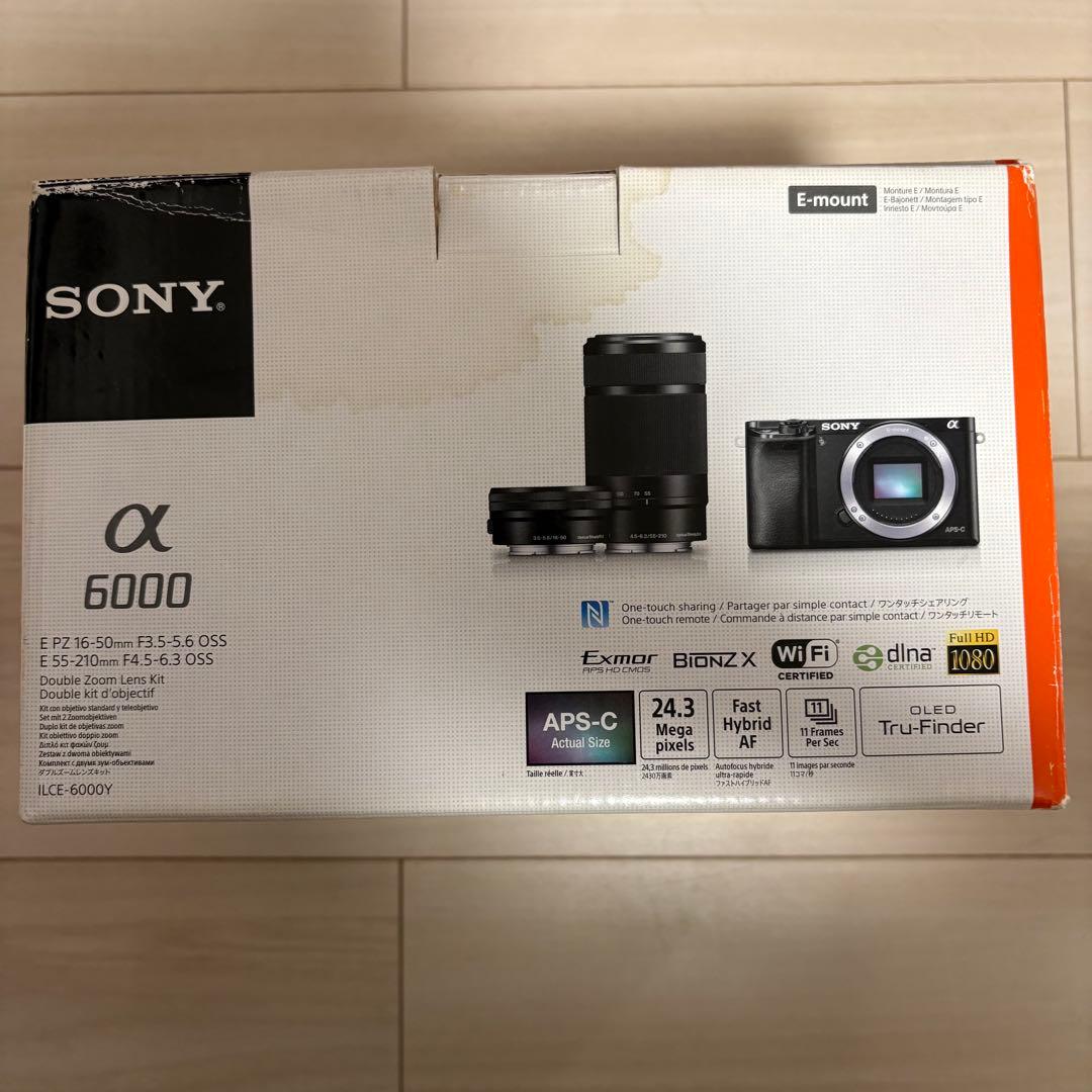 SONY α6000 ダブルズームレンズキット ILCE-6000Y ミラーレス