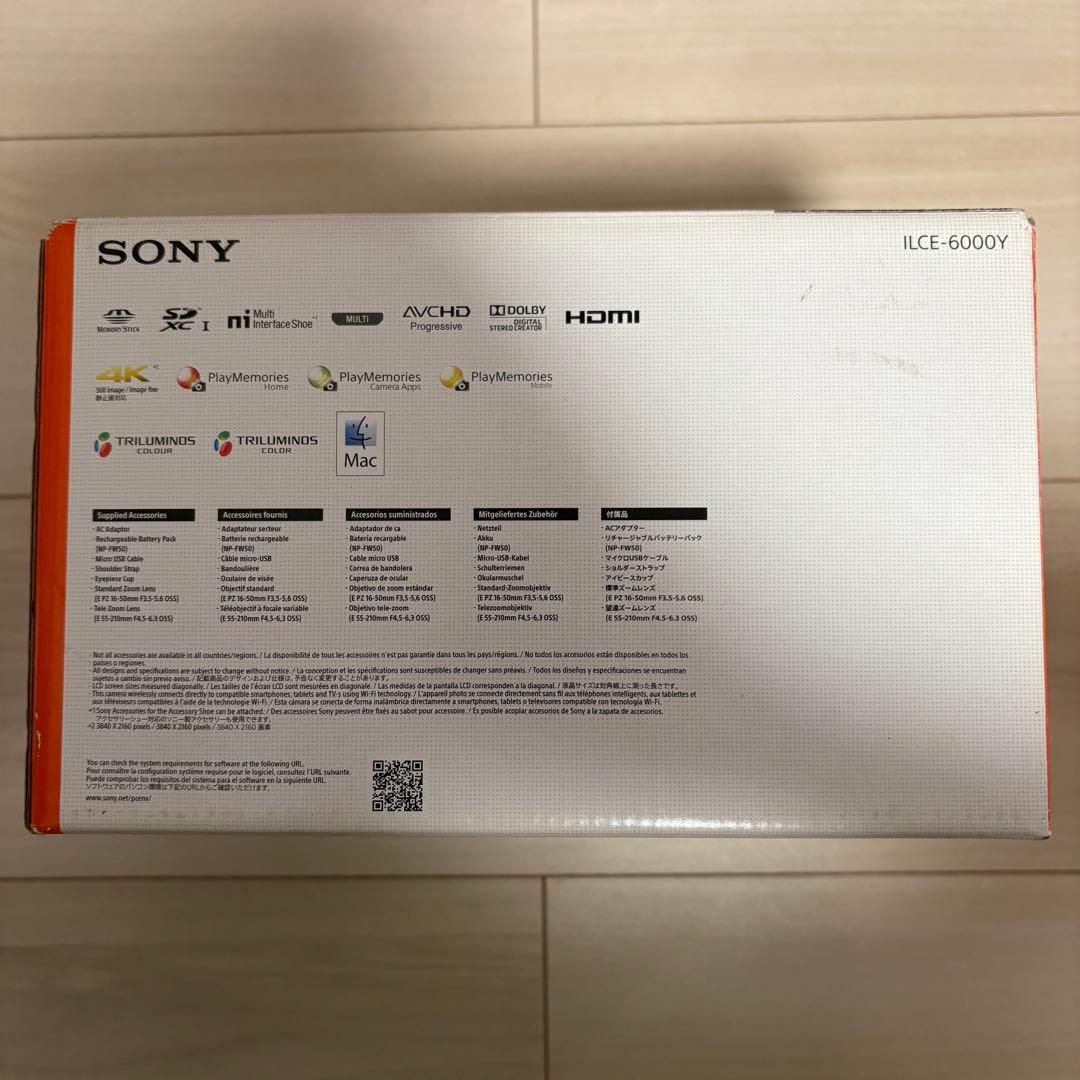 SONY α6000 ダブルズームレンズキット ILCE-6000Y ミラーレス