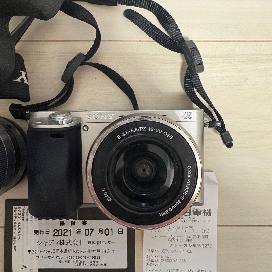 SONY α6000 ダブルズームレンズキット ILCE-6000Y ミラーレス