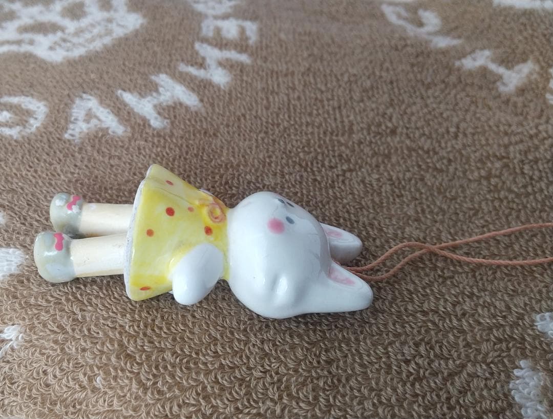 サンリオ　パピーラブ　陶器　人形　マスコット　レトロ