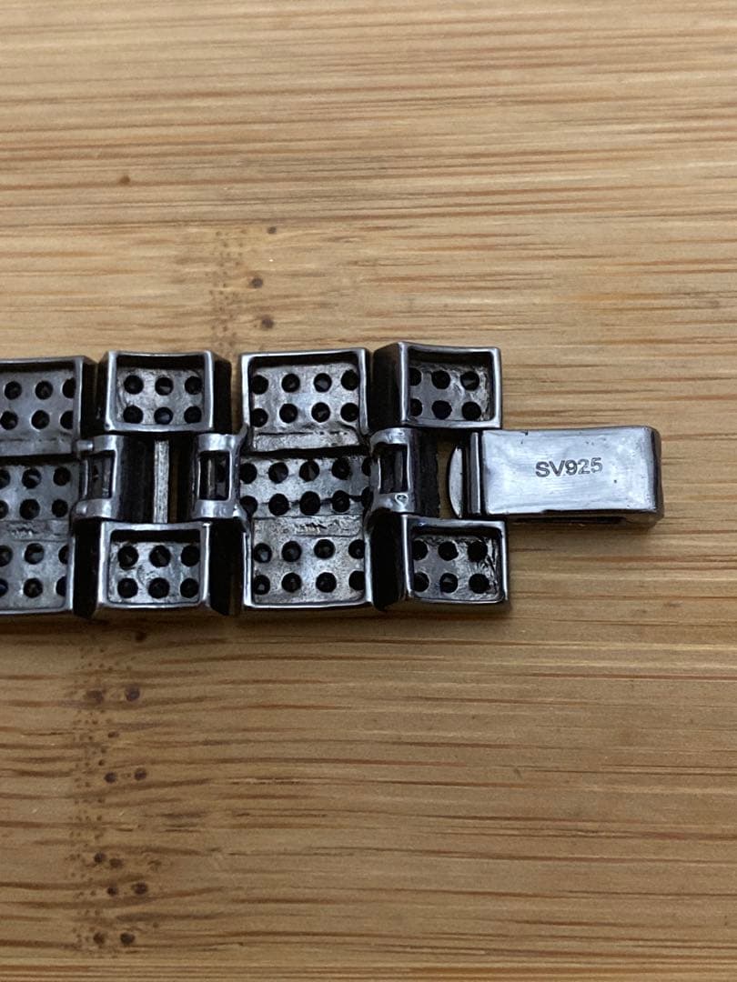 avalanche 925 ブラックシルバー ブレスレット アバランチ