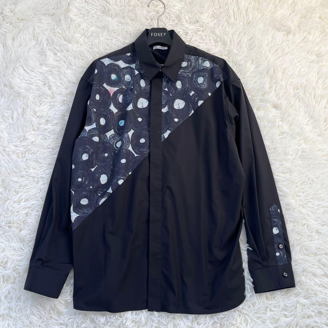 HERALBONY ヘラルボニー デザインシャツ ショルダー切替（無題）（丸）