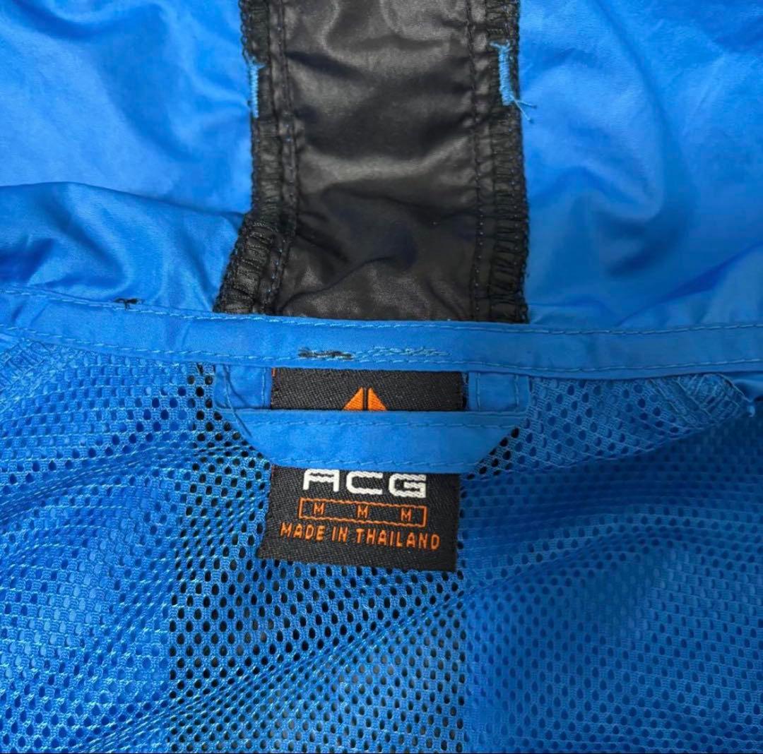 90s NIKE ACG ナイロンジャケット ブルー M 美品