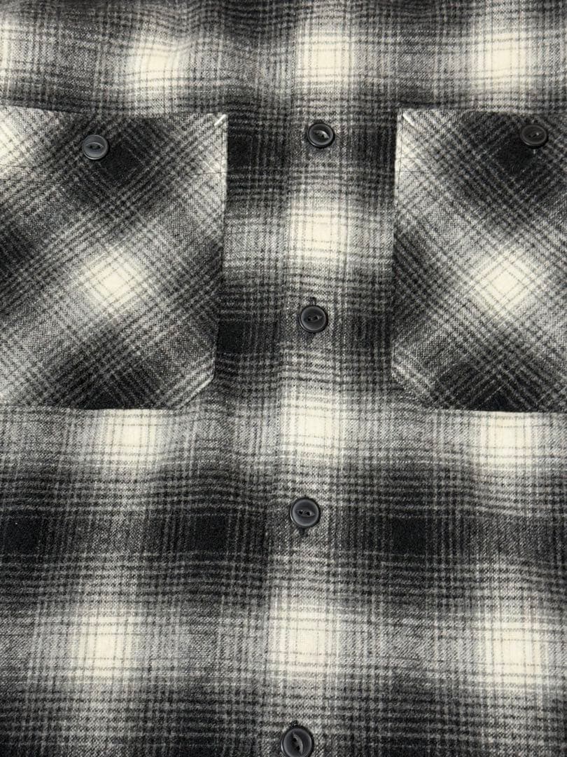 廃盤 カーハート WIP オンブレブラック ウールシャツシャドーチェック