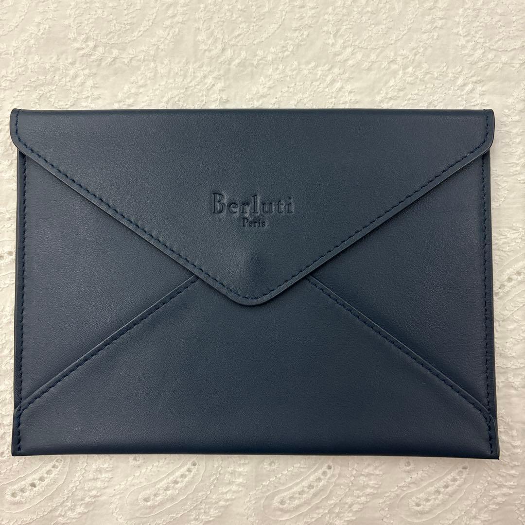Berluti レザー封筒型ポーチ　2色セット