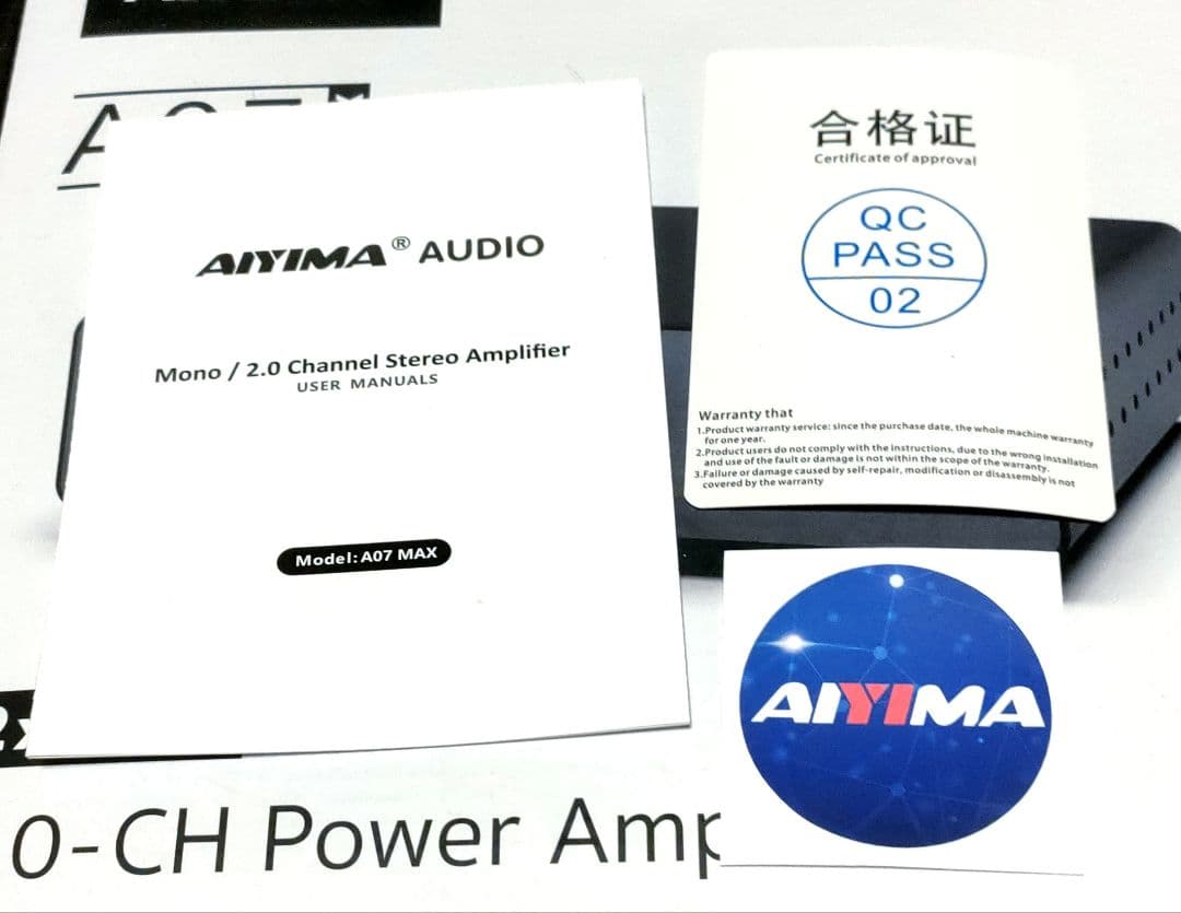 AIYIMA A07 MAX パワーアンプ OPA1612搭載 300W