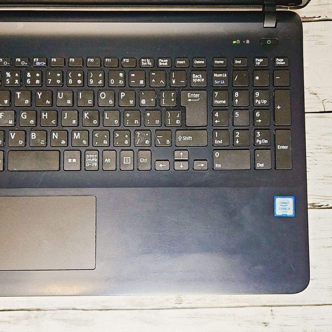 VAIO大画面ノートパソコン i5 SSD カメラ テンキー DVD 普段使い♪