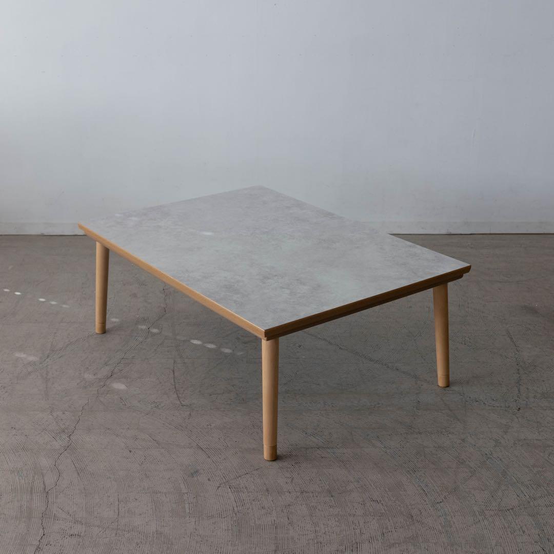 フラットヒーターコタツ　KT-304NA 大理石調　天板