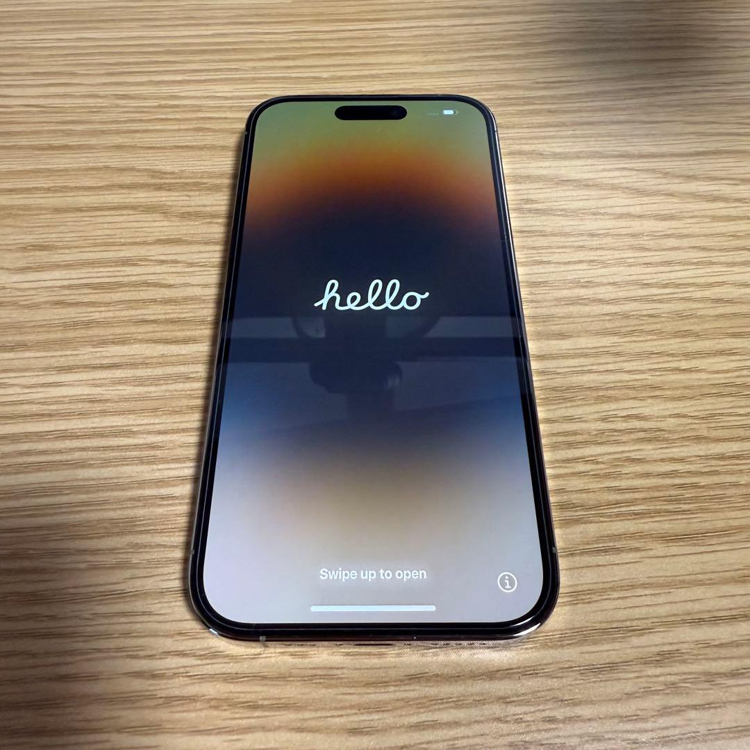 翼 iPhone 14Pro ゴールド 256GB 本体 100%