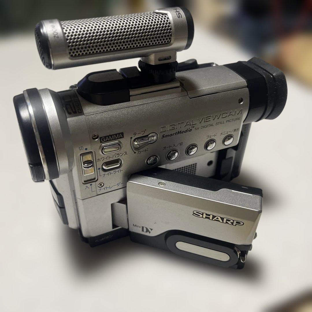 SHARP miniDVナイトレーダー付きビデオカメラ　VL-PD7 ⑦