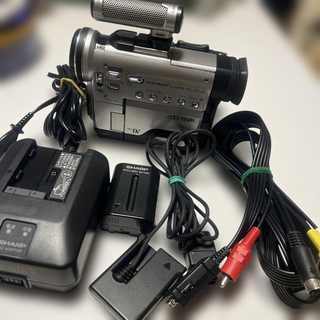 SHARP miniDVナイトレーダー付きビデオカメラ　VL-PD7 ⑦