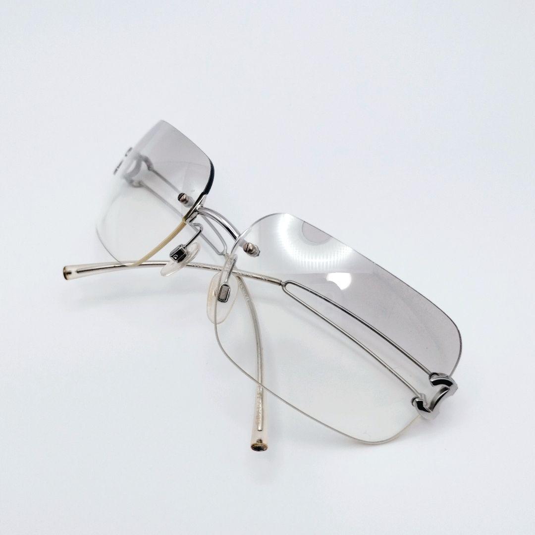 CHANEL シャネル　ココマーク　サングラス　リムレス　グラデーション