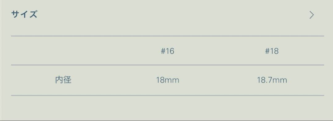 Llife FLAQUE RING 16号 SV925