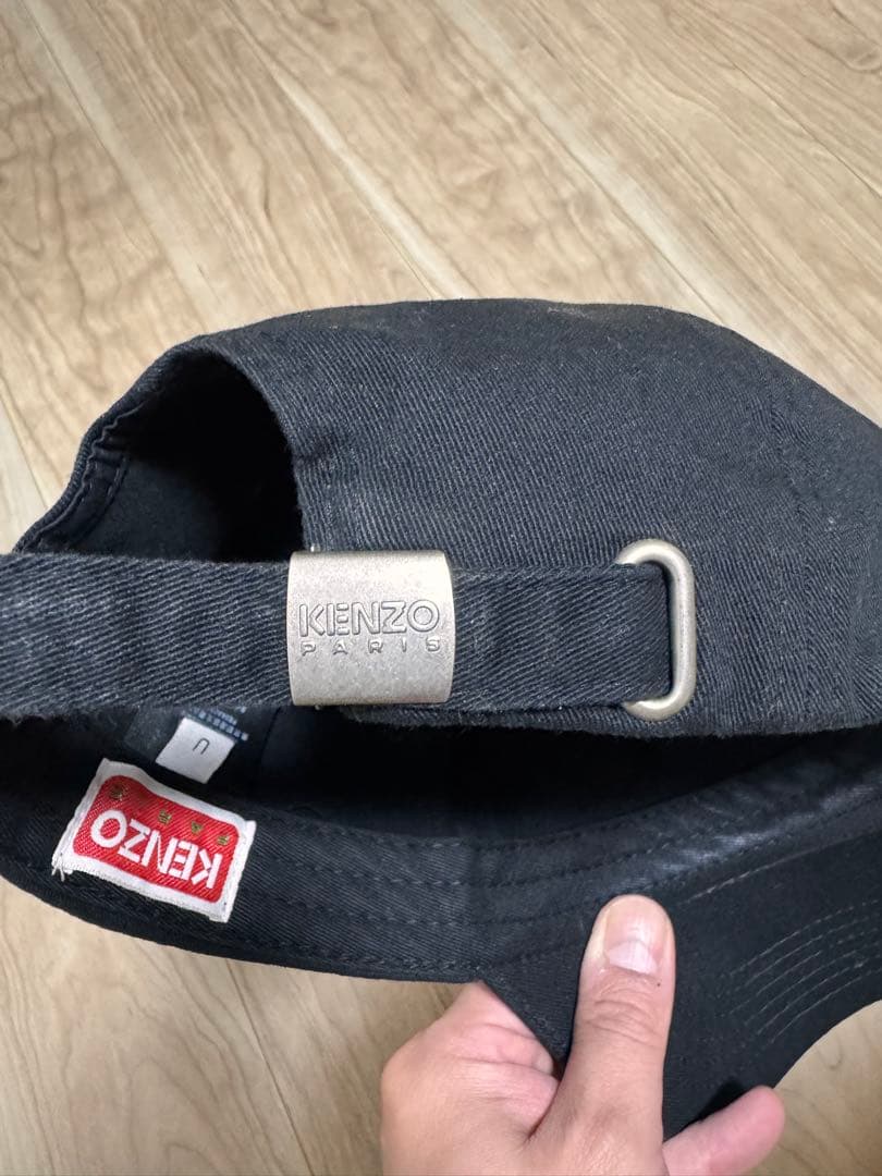 Kenzo Paris 黒キャップ Uサイズ　verdy 激安　美品
