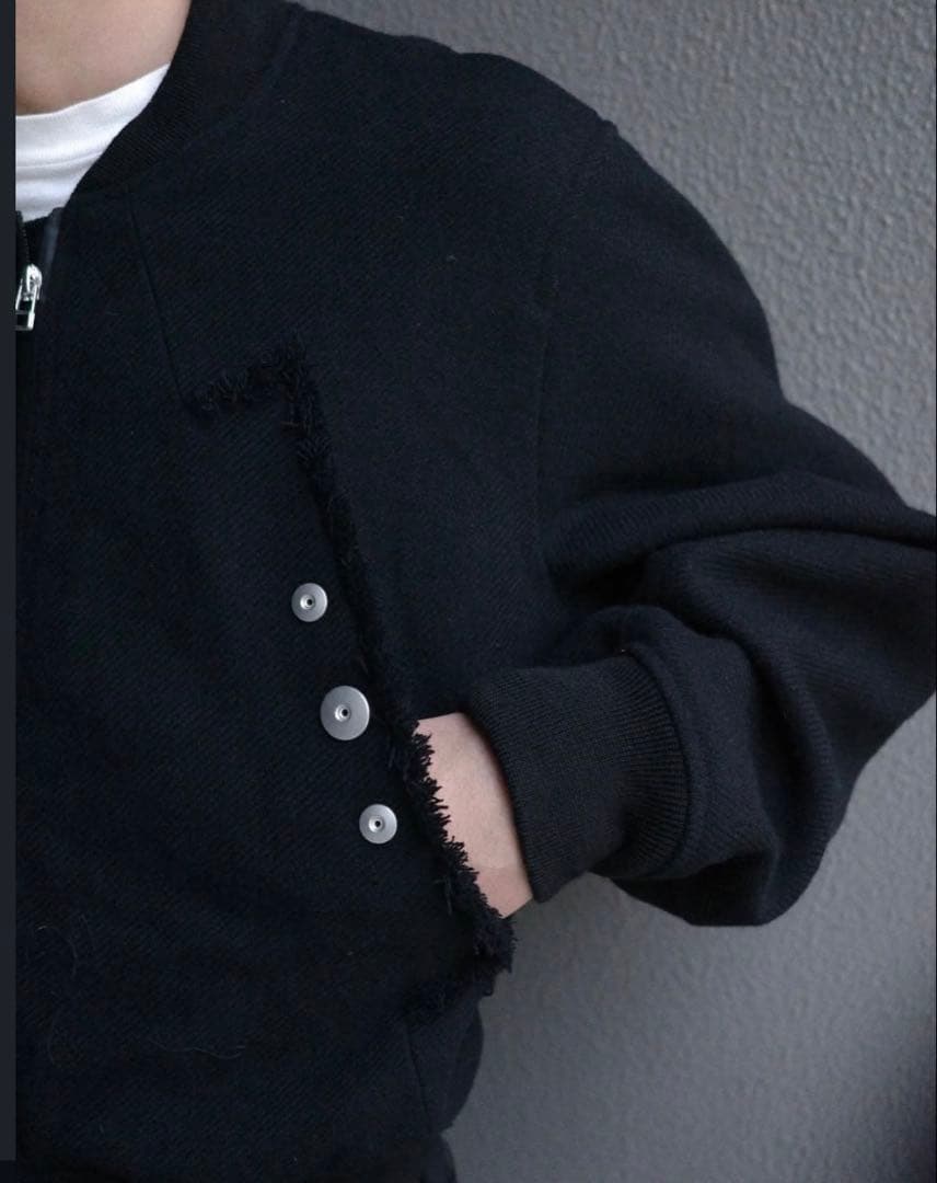 ジャケット・アウター Omar Afridi DOBBY BOMBER BLOUSON