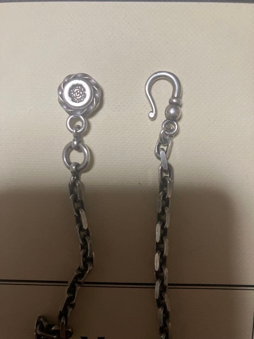 アクアシルバー　ネックレス　フェザートップ