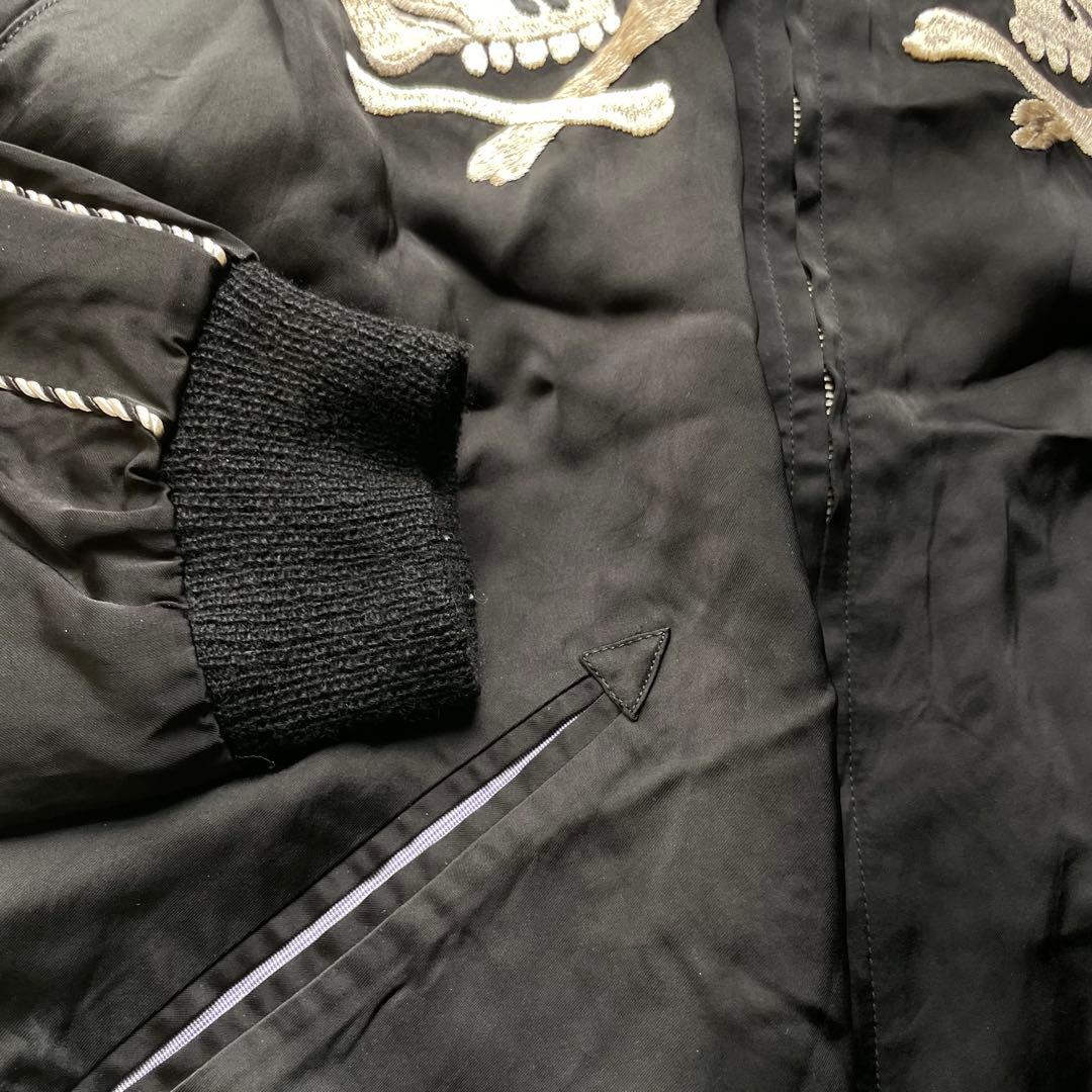 完売品 数回着美品 港商 東洋スペシャル スカル 骸骨 スカジャン 中