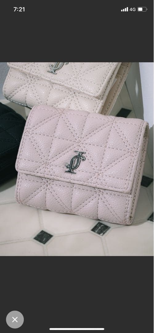 新品未使用　ジルバイジルスチュアート　クロスJキルト三つ折りウォレット