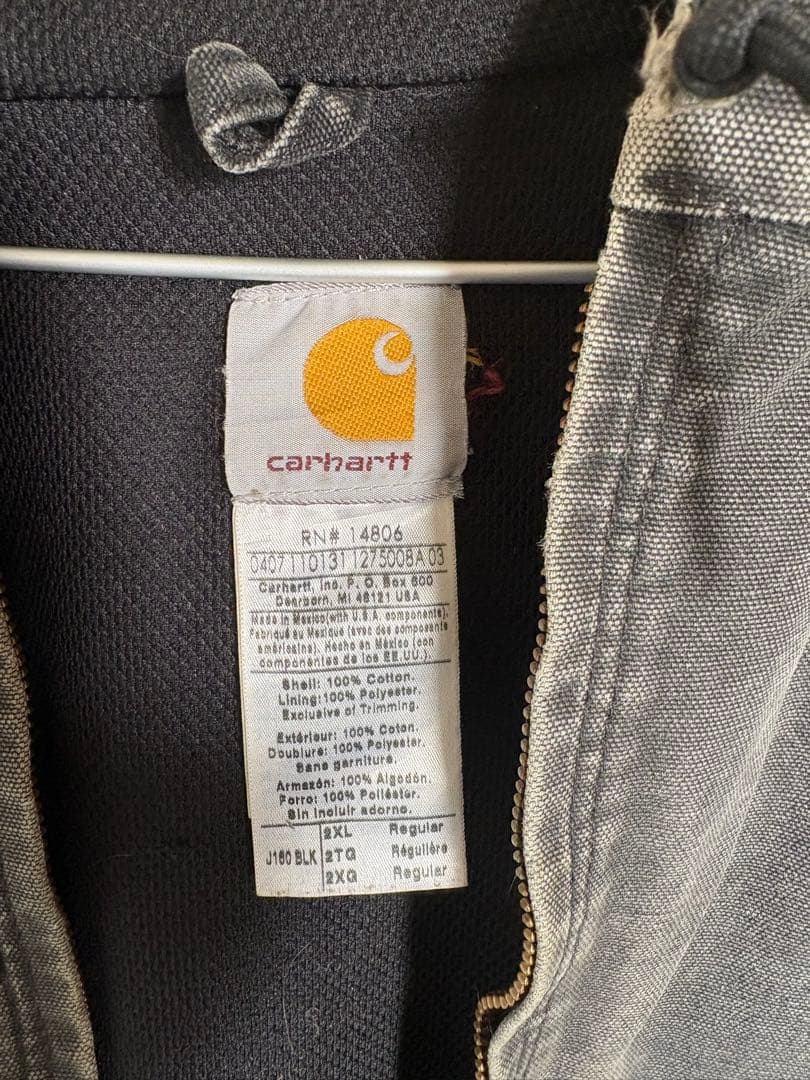 カーハートCarharttグレージャケットXL