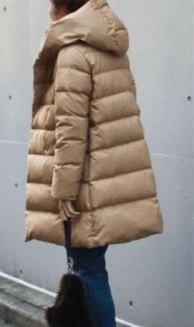 フレームワーク　ダウンジャケット　ベージュ