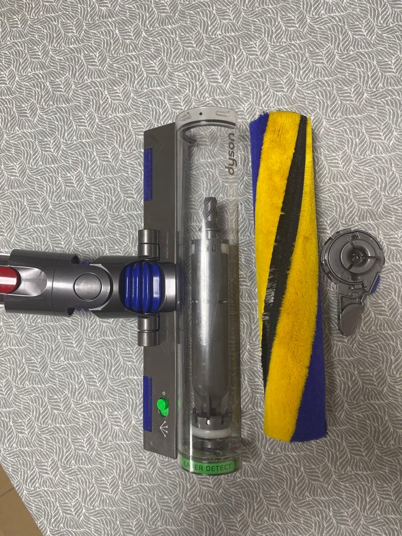 美品】ダイソンクリーナーヘッドLEDのFluffy Opticヘッド V12対応