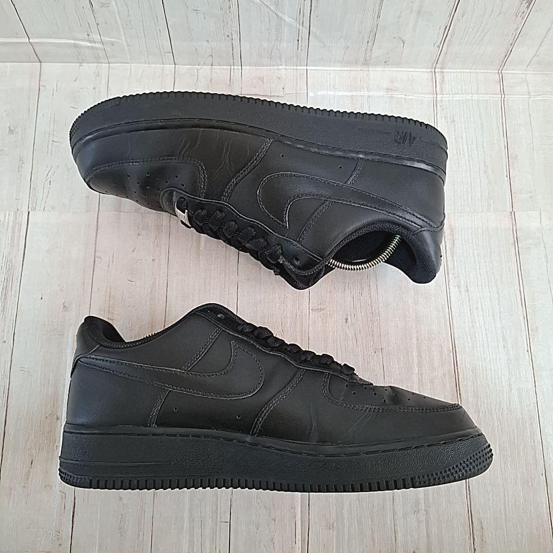 美品【26.5cm】 AIR FORCE 1 LOW ’07 オールブラック 黒