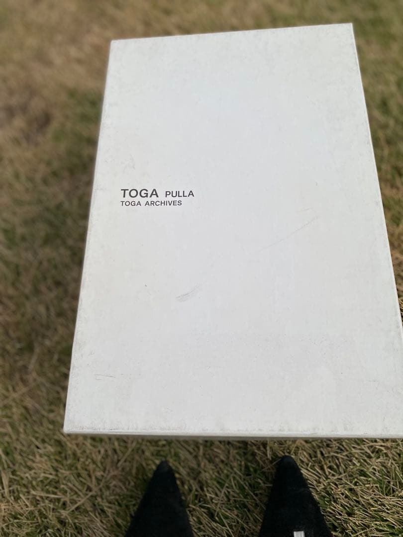 TOGA PULLA ブラックスエードブーツ