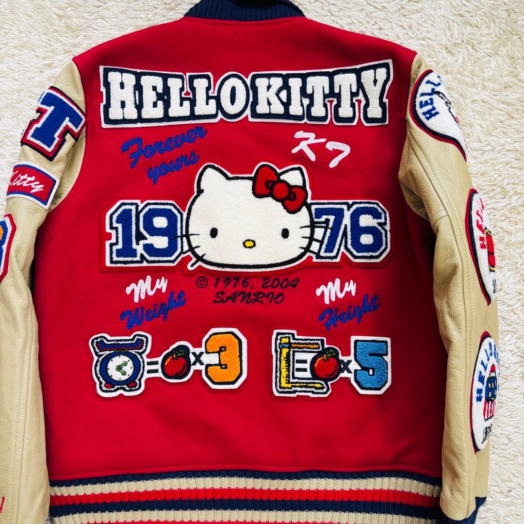 極美品　激レア　ハローキティ 30周年　スタジャン　サンリオ　ほぼデッドストック