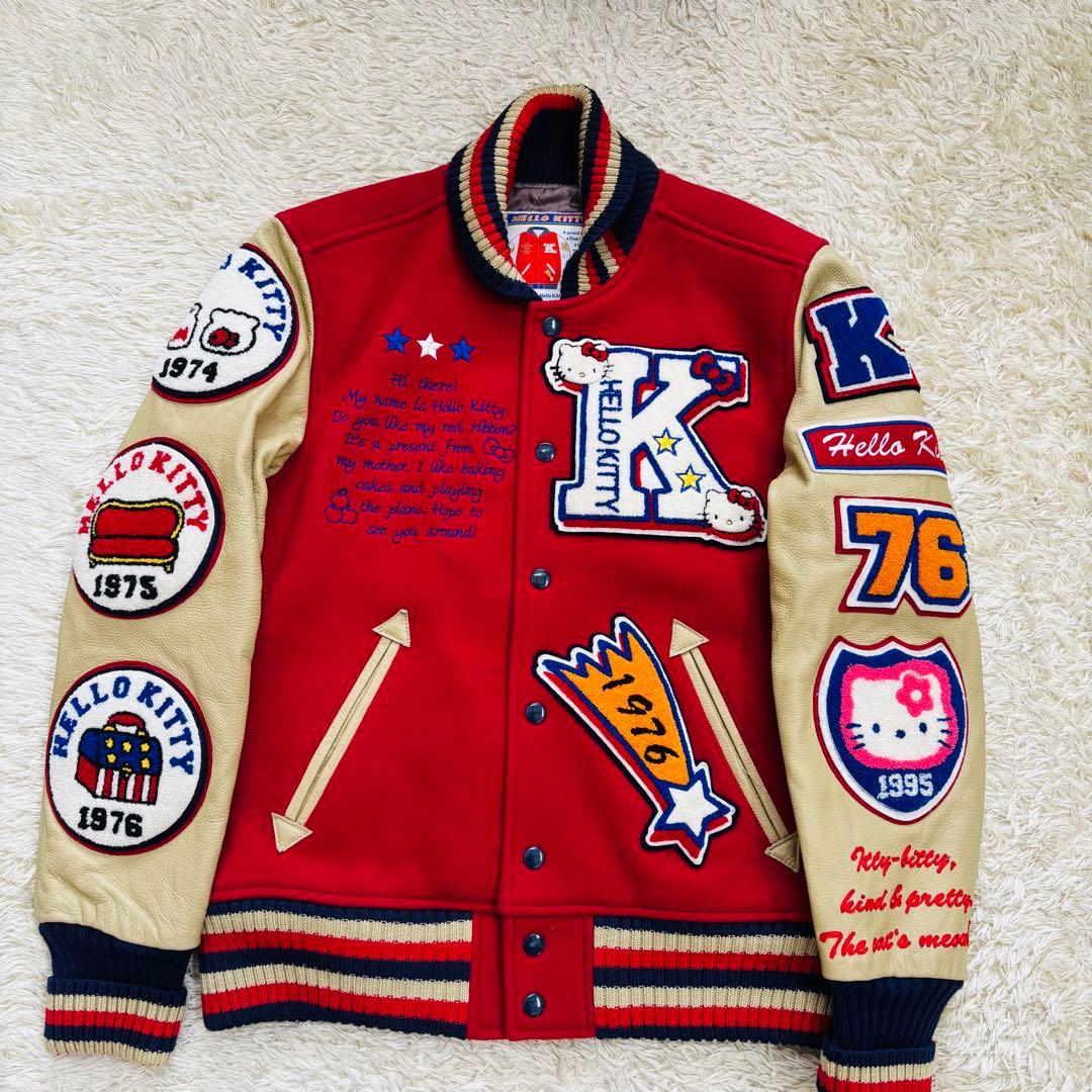 極美品　激レア　ハローキティ 30周年　スタジャン　サンリオ　ほぼデッドストック