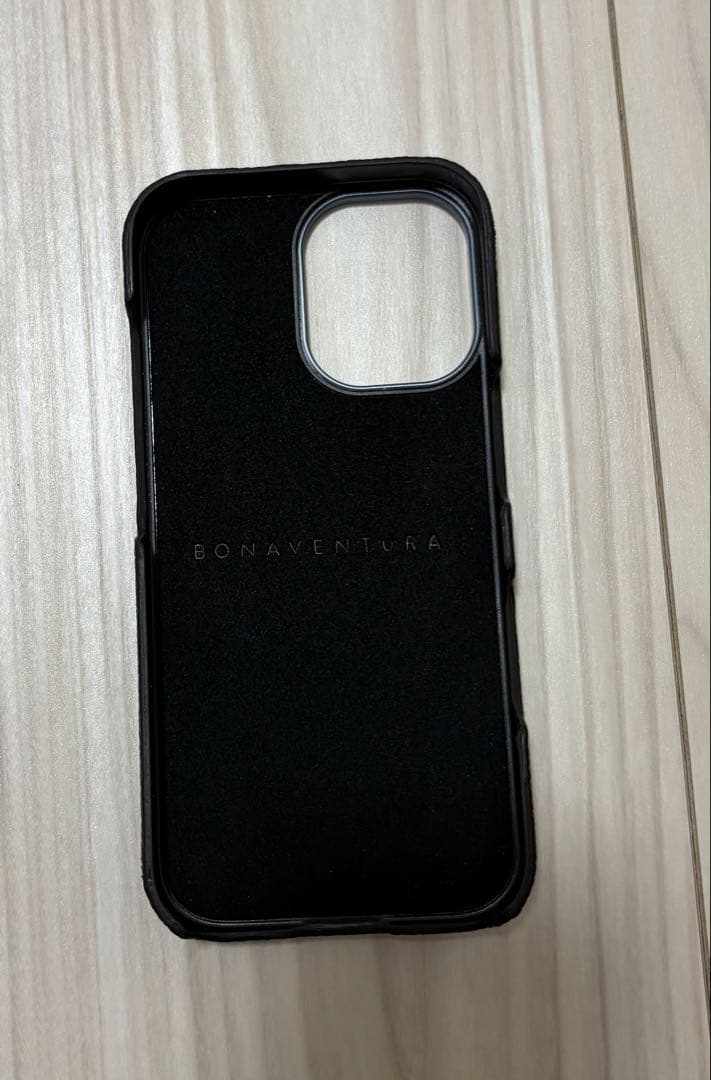 【週末セール】ボナベンチュラiPhone17バックカバーケース ネイビー