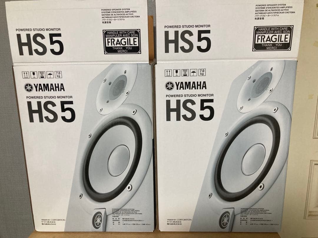 Yamaha HS5 パワードスピーカー ホワイト　ペア