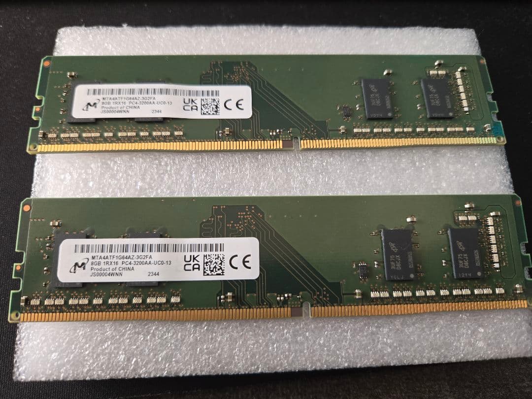 マイクロン メモリ 8gb×2 MTA4ATF1G64AZ-3G2FA