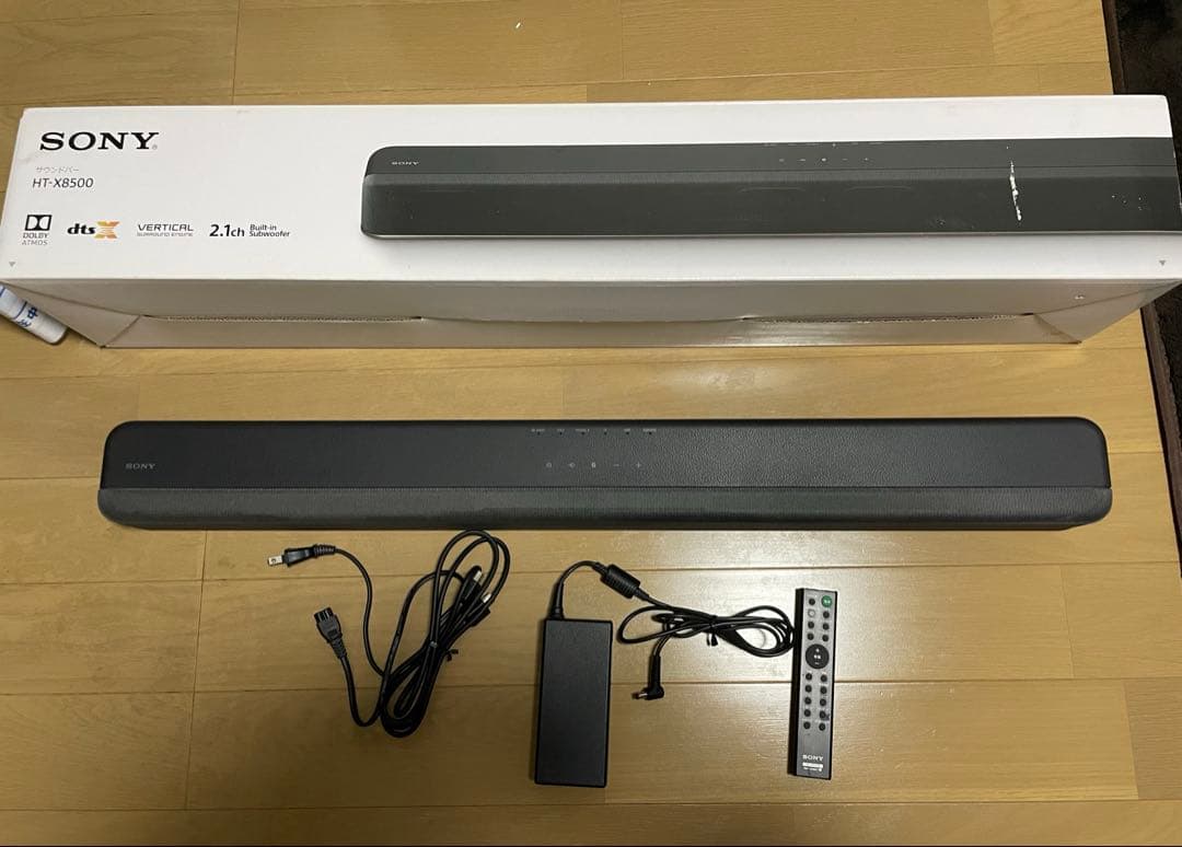 SONY サウンドバー　HT-X8500 20年製　説明書・箱等あり