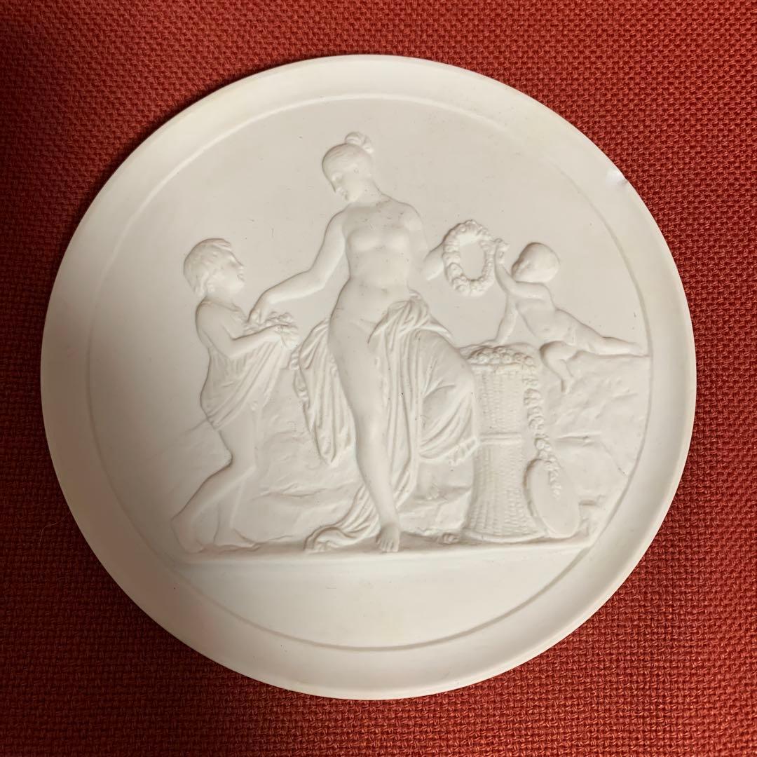 ロイヤルコペンハーゲン　壁掛プレート　レリーフ彫刻　春　夏　秋　冬　4枚セット