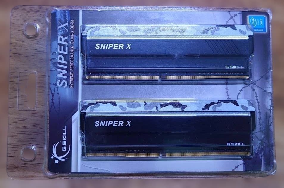 DDR4 16GB 2枚 G.Skill F4-3000C16D-32GSXWB