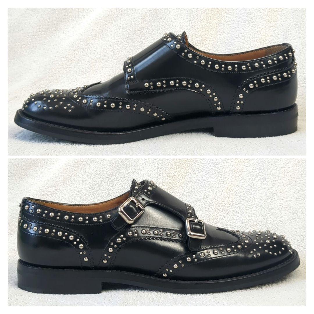 Church's チャーチ LANA MET レザー ブラック サイズ36