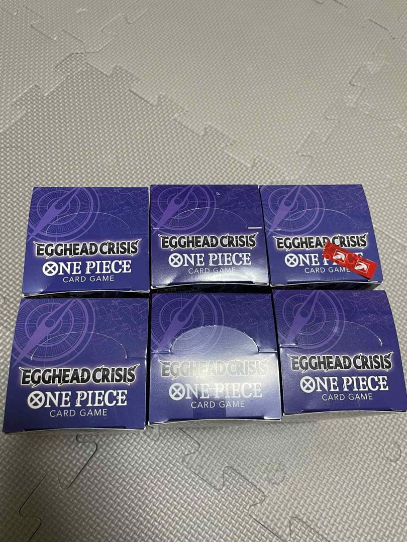ワンピースカードゲーム EGGHEAD CRISIS 6BOX テープ付き
