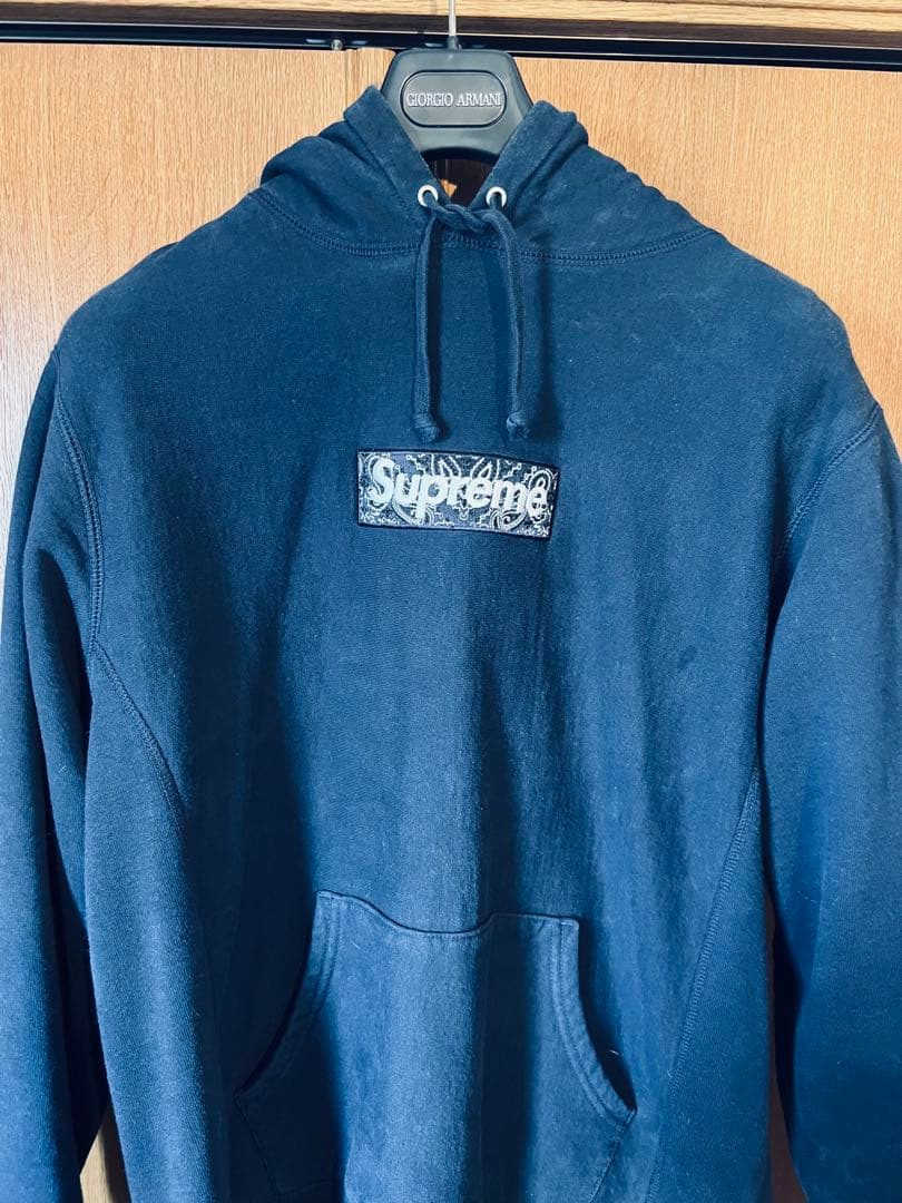 MW 様　Supreme Bandana Box Logo ネイビー　Ｌ