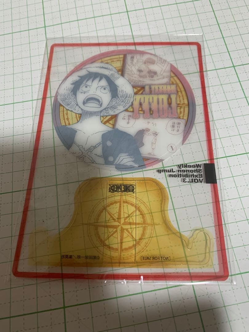 ハ*ズ様 希少✨ジャンプ展　ワンピース　ファン感謝デー　入場者特典　ルフィ