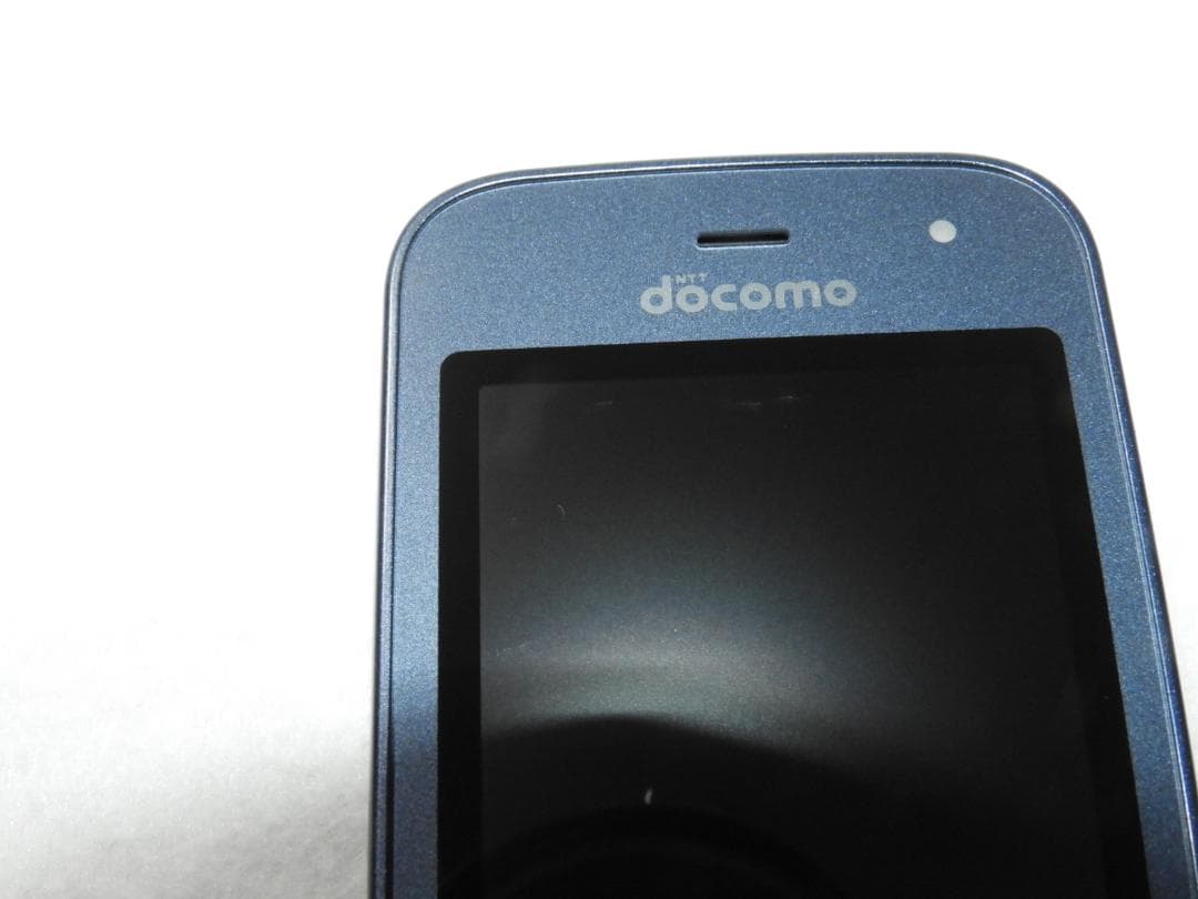良品 富士通 らくらくホン F-01M ネイビー docomo 4G LTE