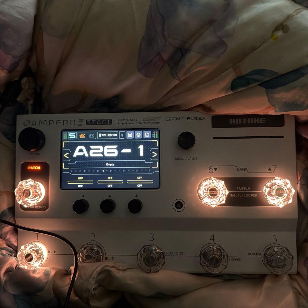 Hotone Ampero II stage ギターエフェクター