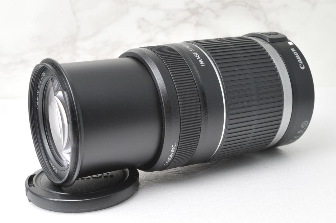 望遠レンズCanon EF-S 55-250mm IS⭐️手ぶれ補正 ズーム