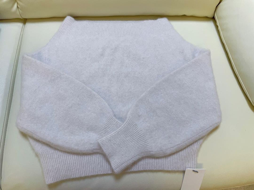 【新品】snidel フォックスアルパカオフショルプルオーバー