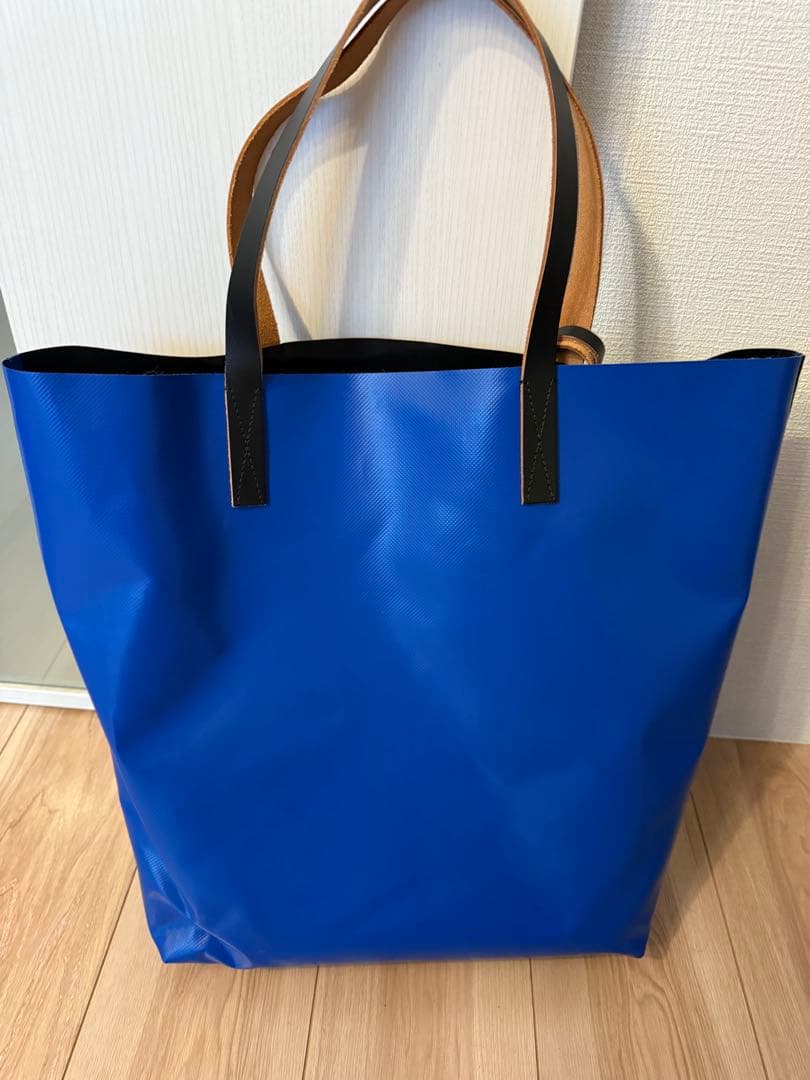 MARNI トートバッグ 黒/青