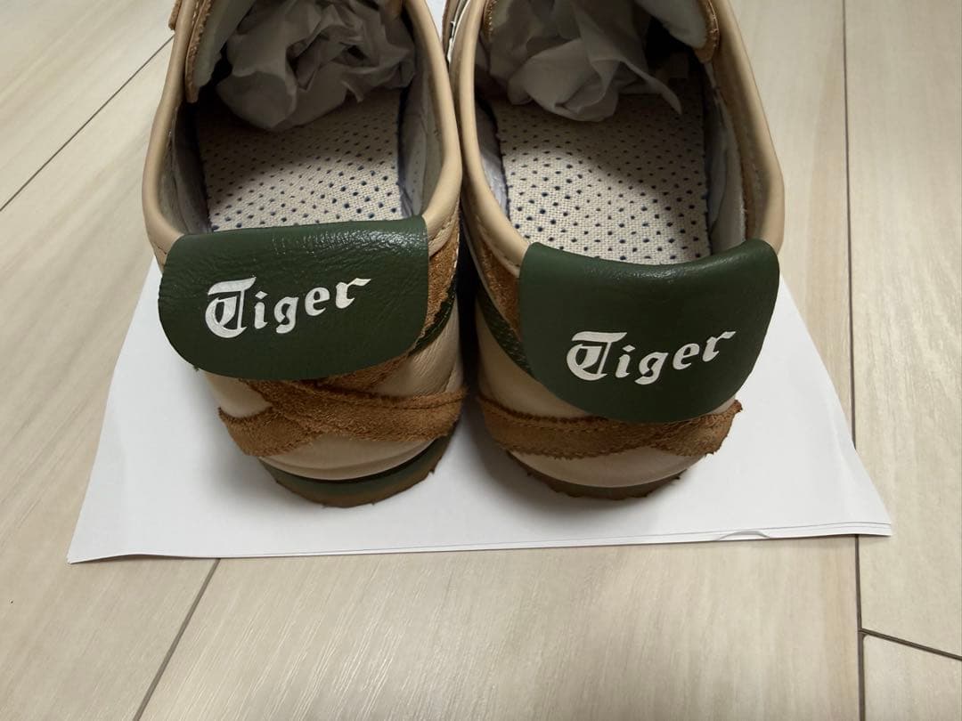 オニツカタイガー　mexico 66 スニーカー　ベージュ　グリーン 26.5