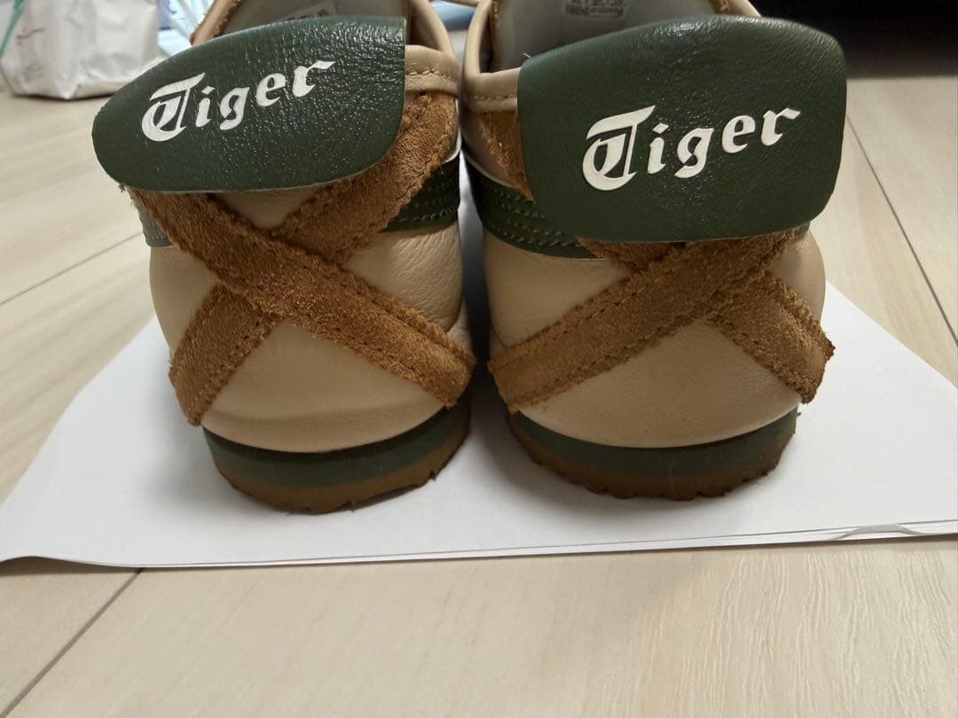 オニツカタイガー　mexico 66 スニーカー　ベージュ　グリーン 26.5